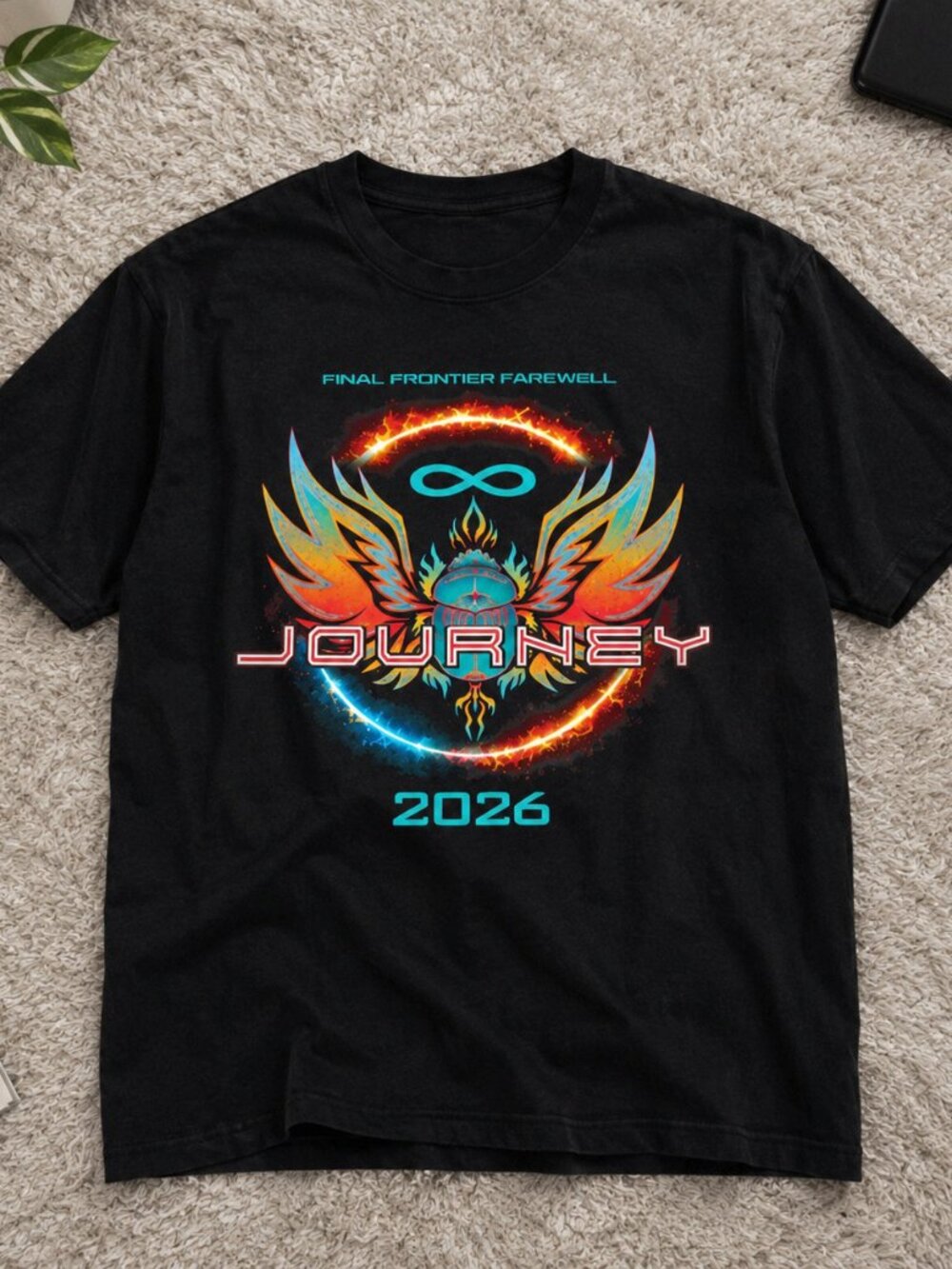 Journey Final Frontier Farewell Tour 2026 Black T-Shirt